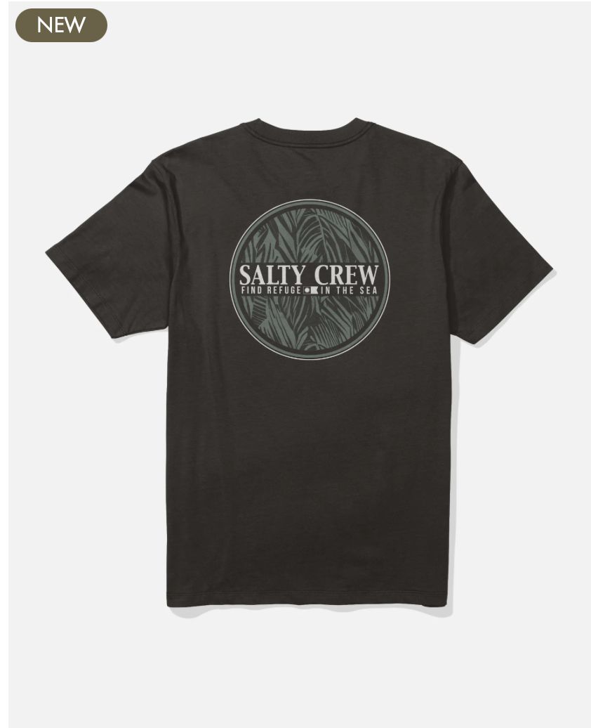 Salty Crew Split Fill Crew Tee - Black