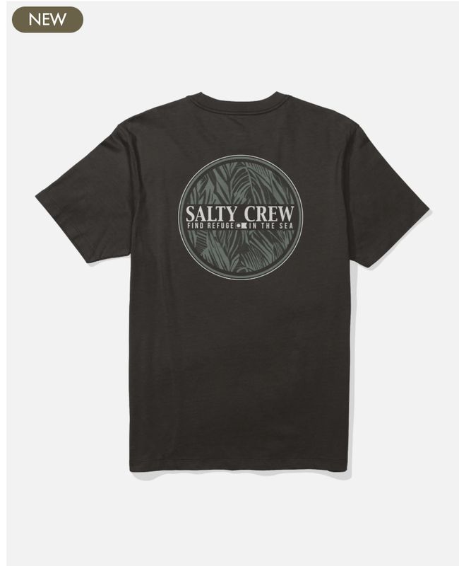 Salty Crew Split Fill Crew Tee - Black