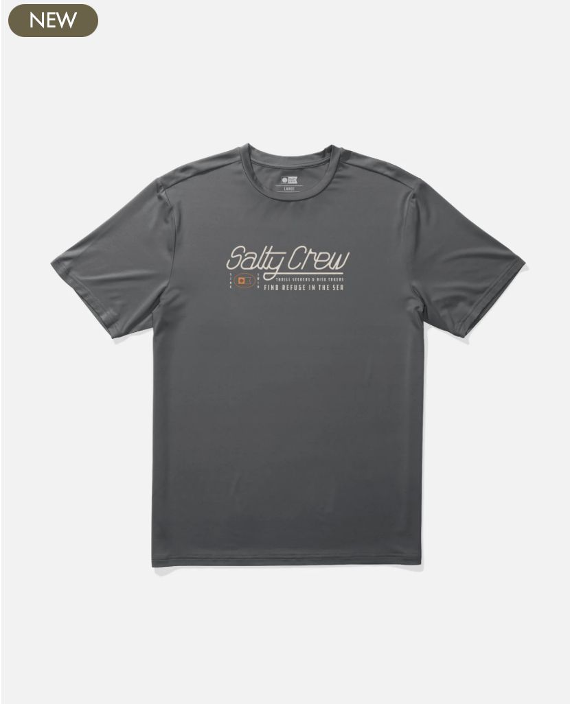 Salty Crew Fluid Sunshirt - Charcoal