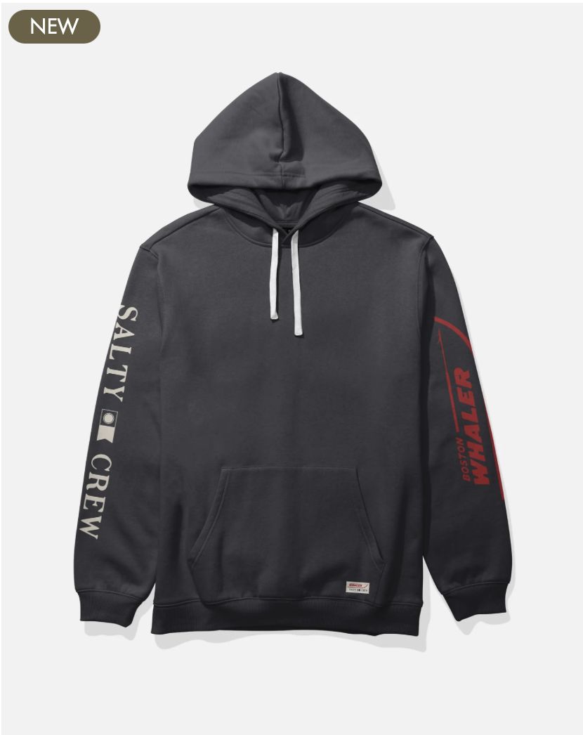 Salty Crew Whaler Icon Fleece - Black