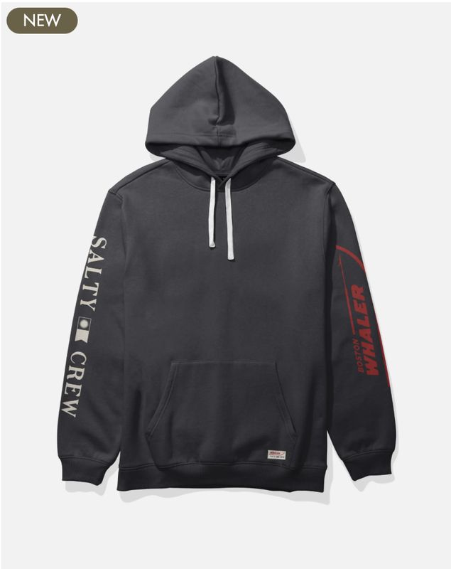 Salty Crew Whaler Icon Fleece - Black