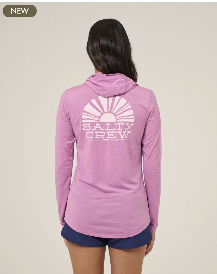 Salty Crew Sunshine Hooded Sunshirt - Violet