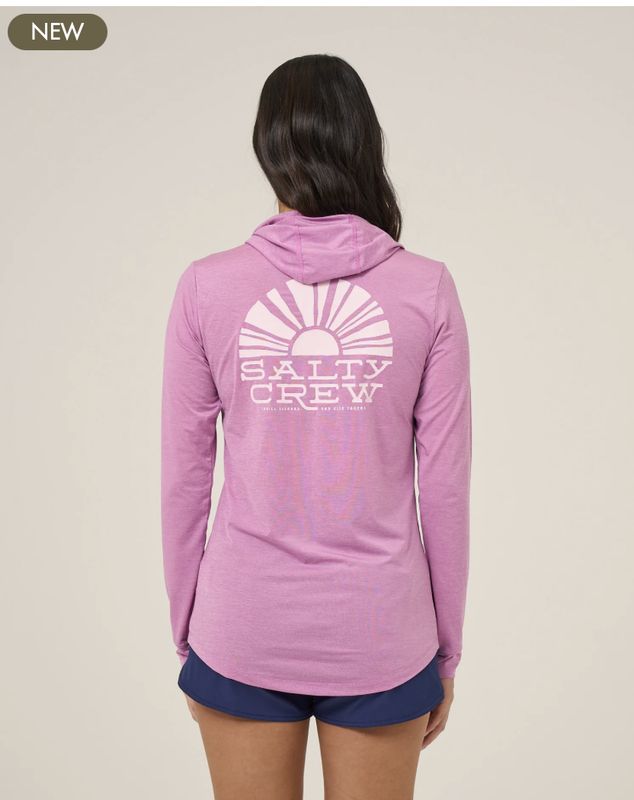 Salty Crew Sunshine Hooded Sunshirt - Violet