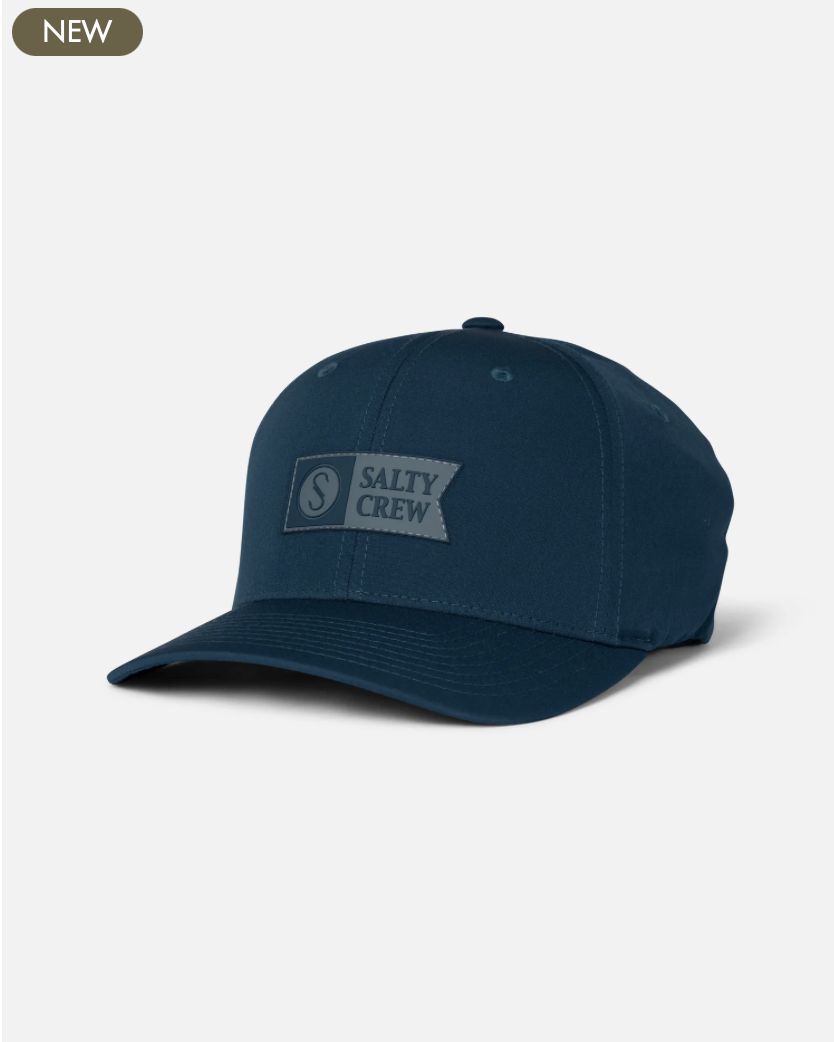 Salty Crew Apex Flexfit 6 Panel - Midnight Navy