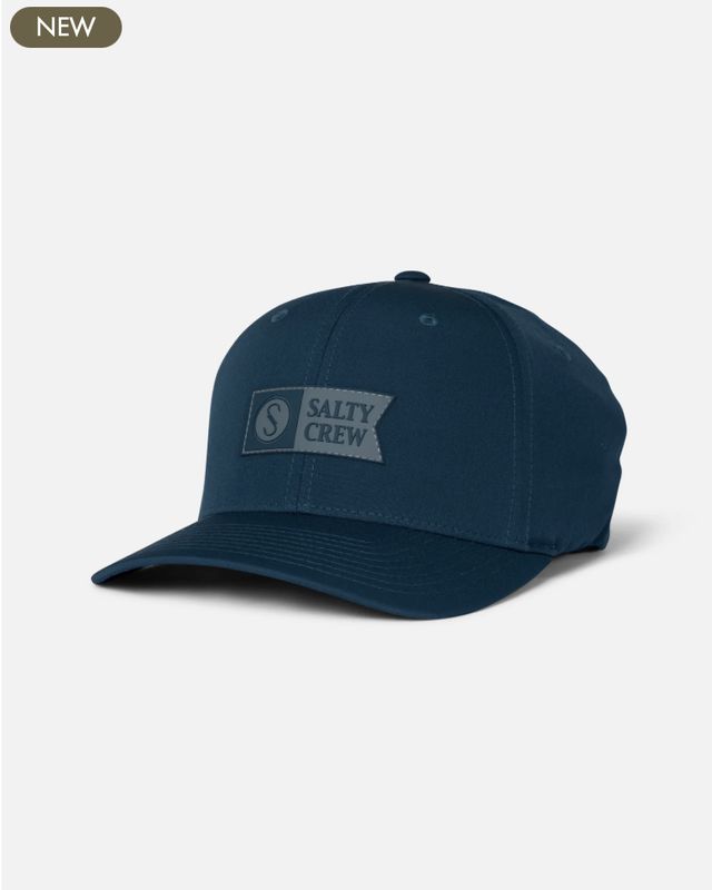 Salty Crew Apex Flexfit 6 Panel - Midnight Navy