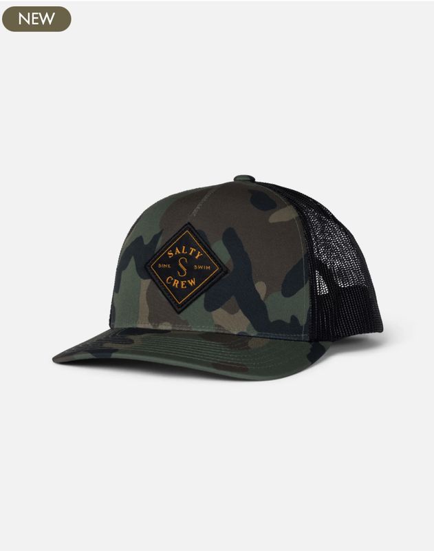 Salty Crew Sealine Retro Trucker - Camo/Black