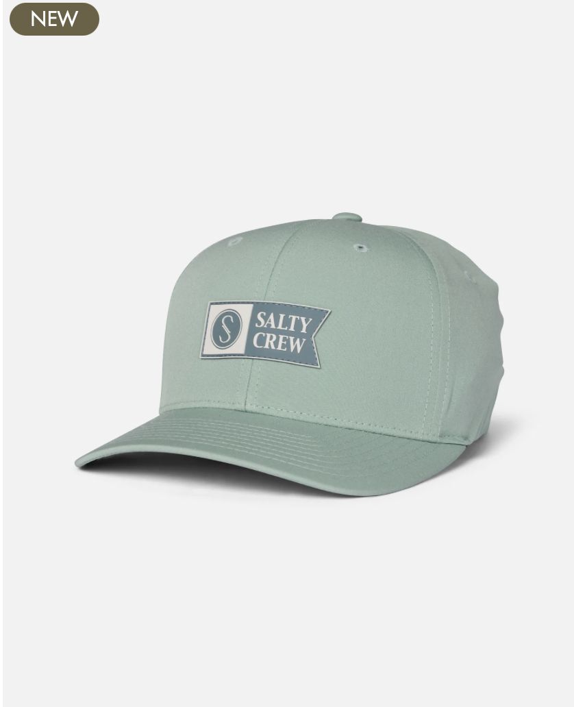 Salty Crew Apex Flexfit 6 Panel - Jade