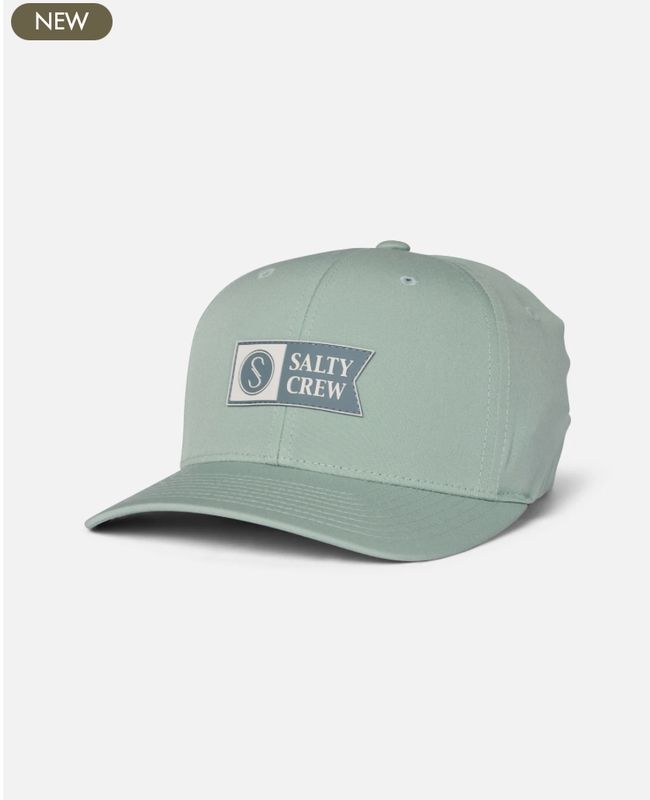 Salty Crew Apex Flexfit 6 Panel - Jade