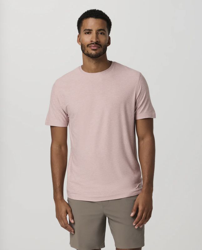 Vuori Strato Tech Tee Faded Rose Heather
