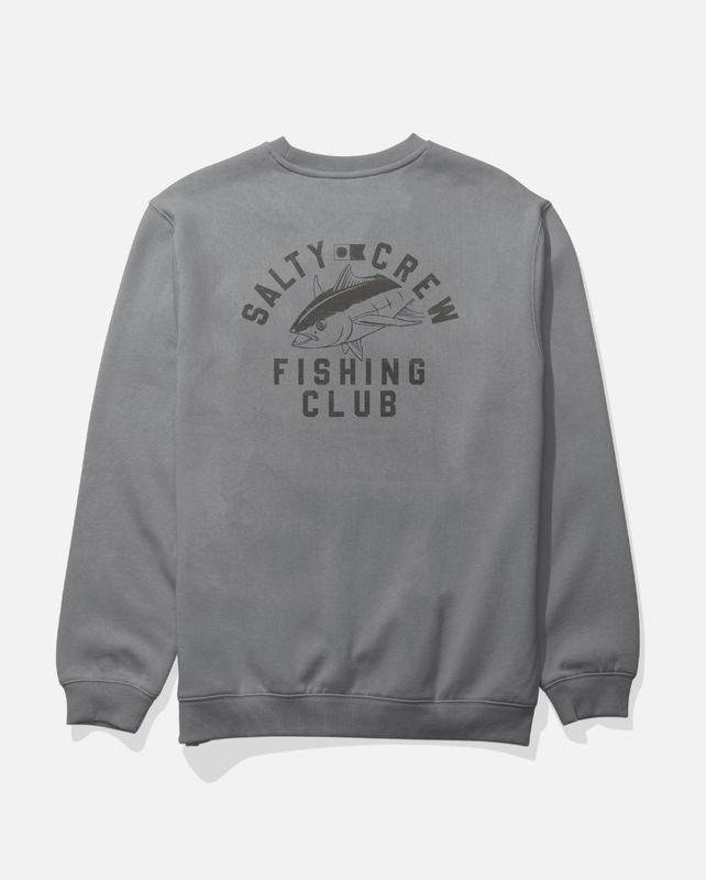 Salty Crew FISHING CLUB CREW FLEECE Shark Skin