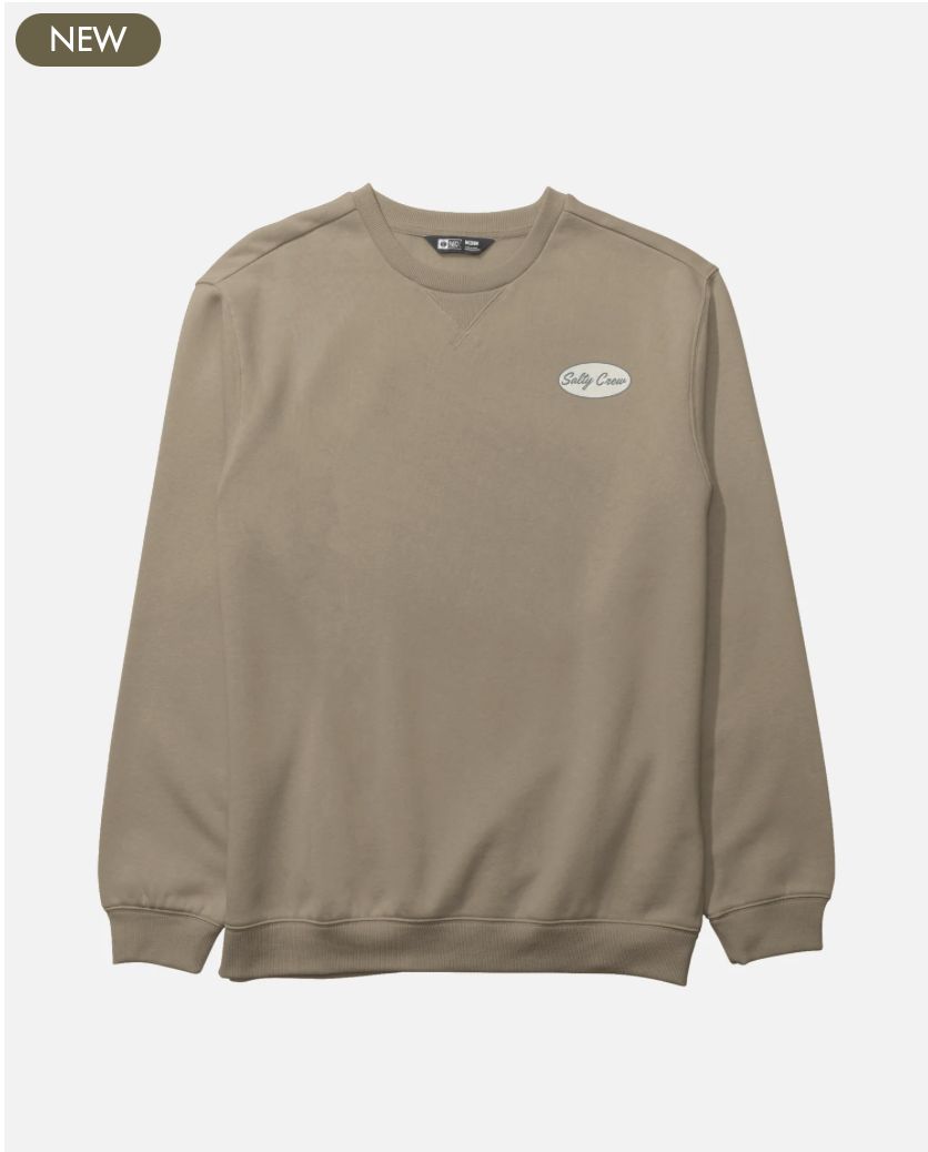Salty Crew Crafted Crew Fleece - Khaki