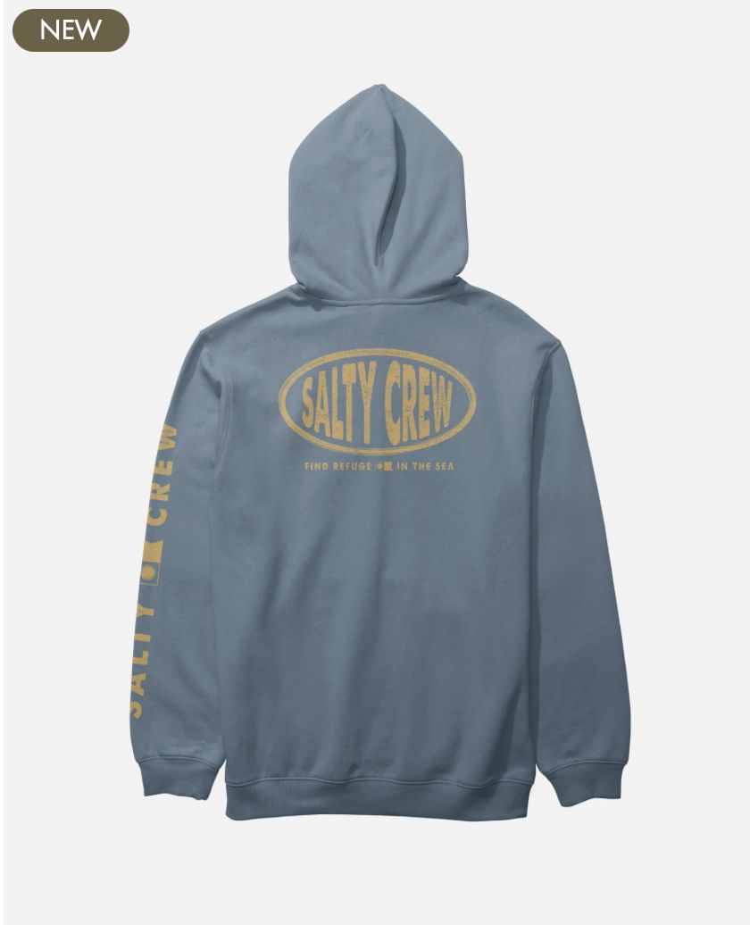 Salty Crew Signage Fleece - Slate