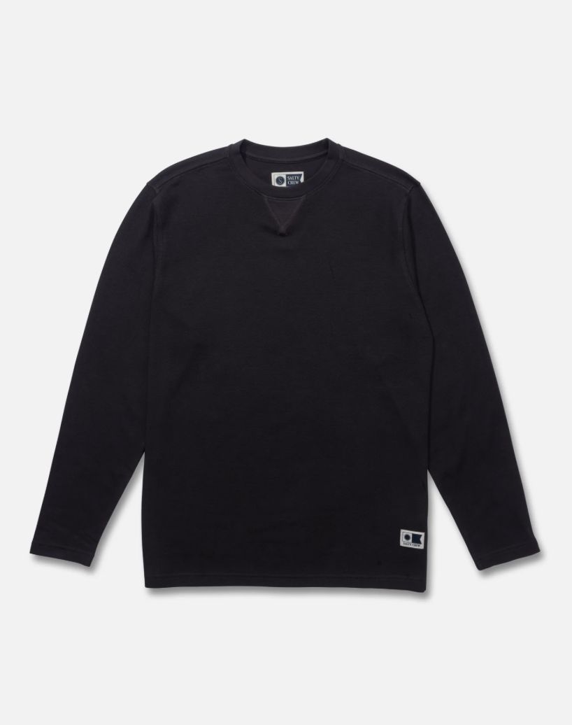 Salty Crew Cast Off Long Sleeve Thermal - Black