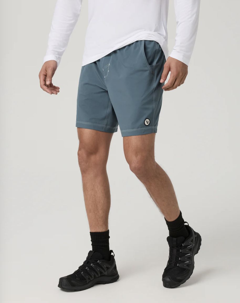 Vuori Kore Short Lined 7" Blue Sea