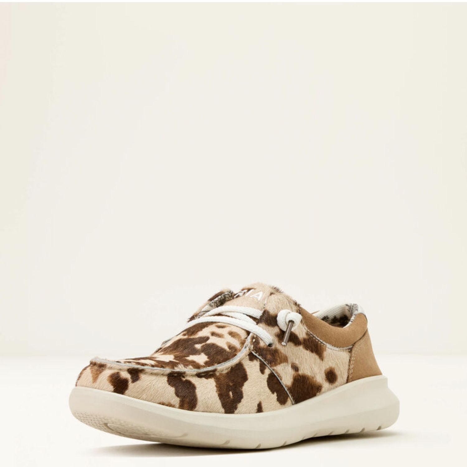 Ariat Hilo Shoe TAN AND WHITE BRINDLE HAIR ON|DARK TAN