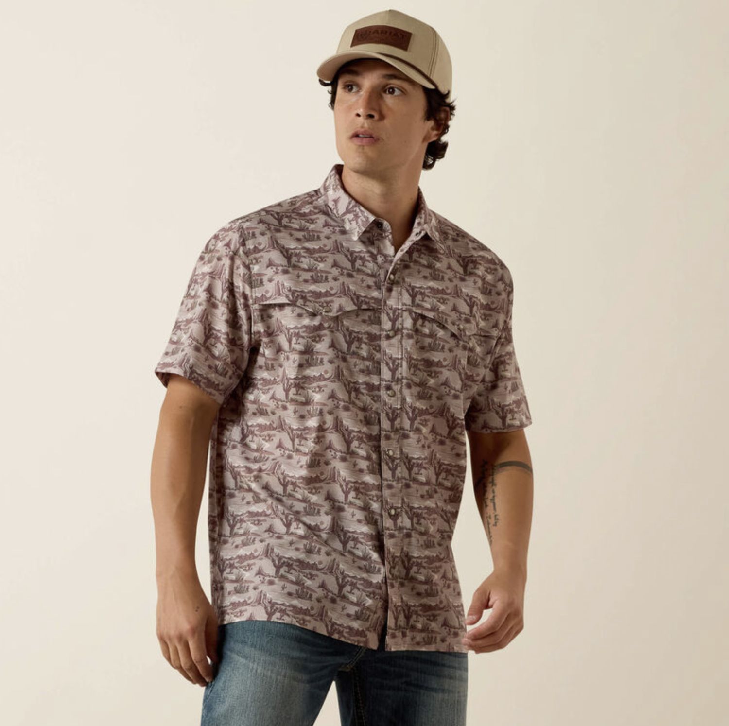 Ariat Printed VentTEK Western Yoke Classic Fit Snap Shirt