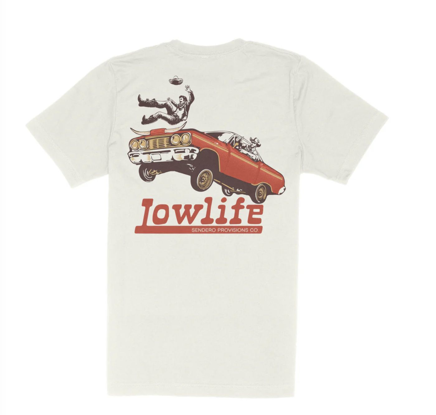 Sendero LOWLIFE T-SHIRT White