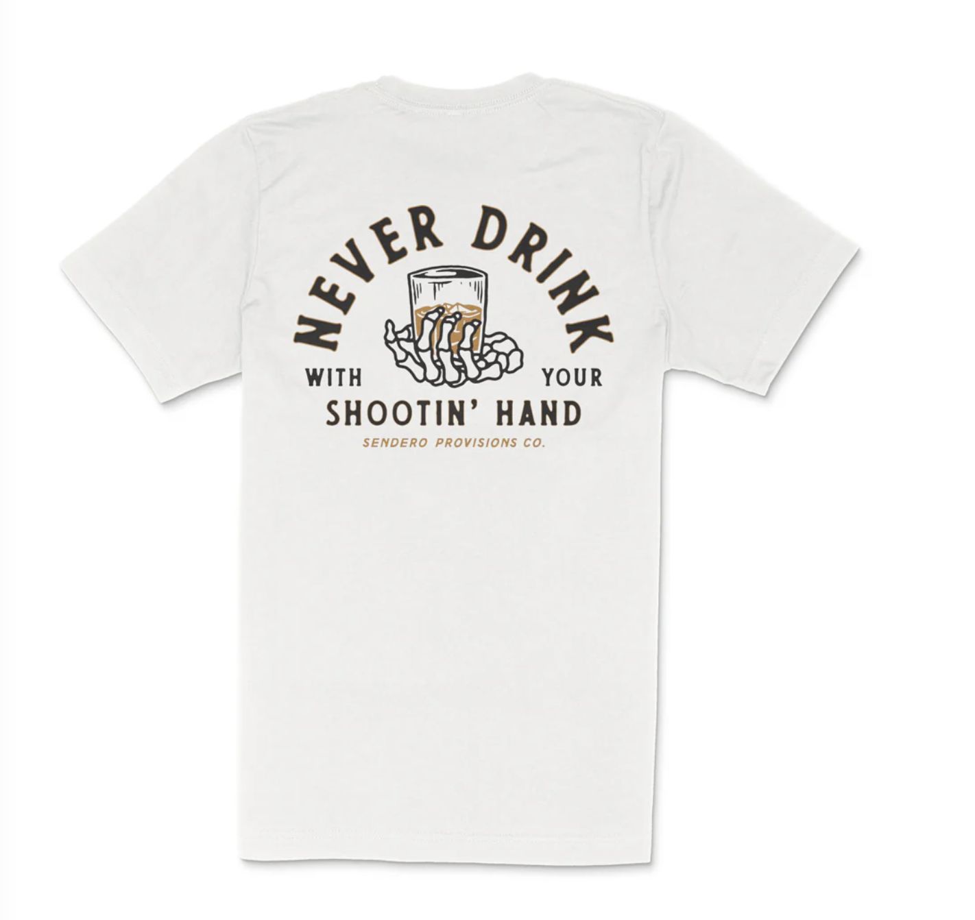 Sendero SHOOTIN' HAND T-SHIRT White