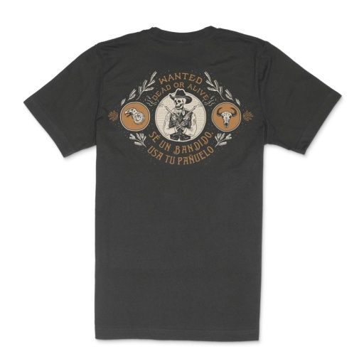 DEAD OR ALIVE T-SHIRT, Colour: VINTAGE BLACK, Size: Medium