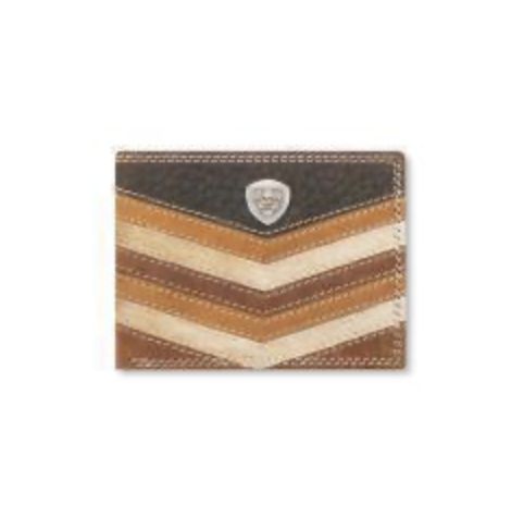 Ariat Bifold Chevron Leather Wallet