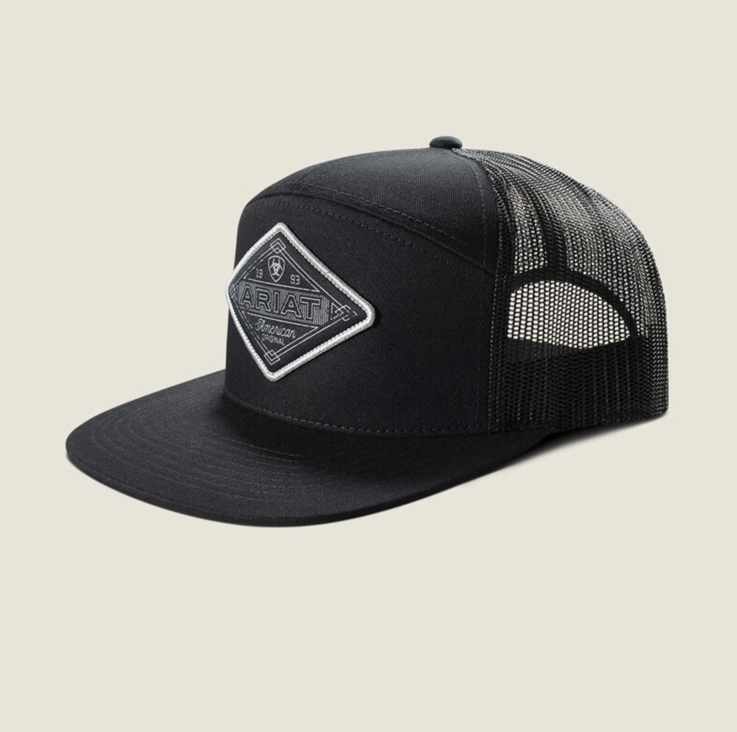 Ariat 7 Panel American Original Diamond Patch Cap