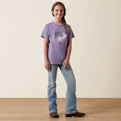 Ariat Dirt is Glitter T-Shirt Lvender