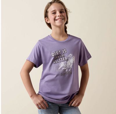 Ariat Dirt is Glitter T-Shirt Lvender