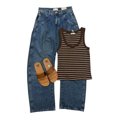 Z Supply ROWE STRIPED SCOOP TANK