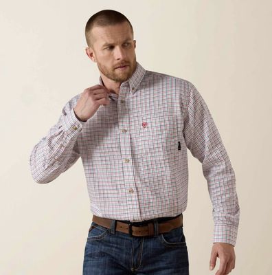 Ariat FR Basic Work Shirt White Multi