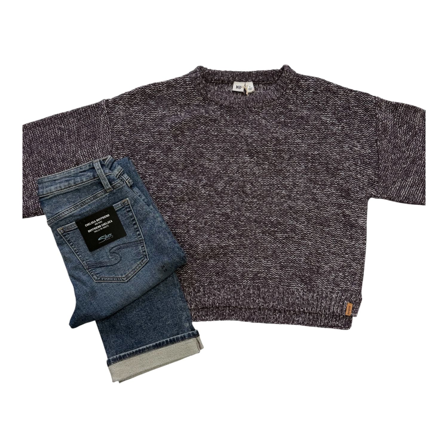 TenTree Crescent Sweater Plum