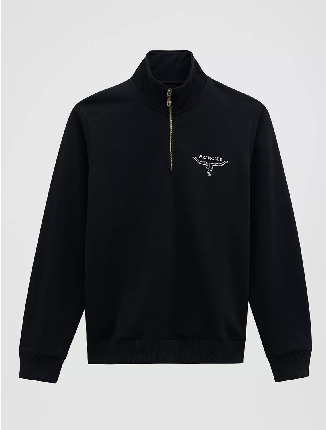 Wrangler LONGHORN WRANGLER QUARTER-ZIP FLEECE PULLOVER
