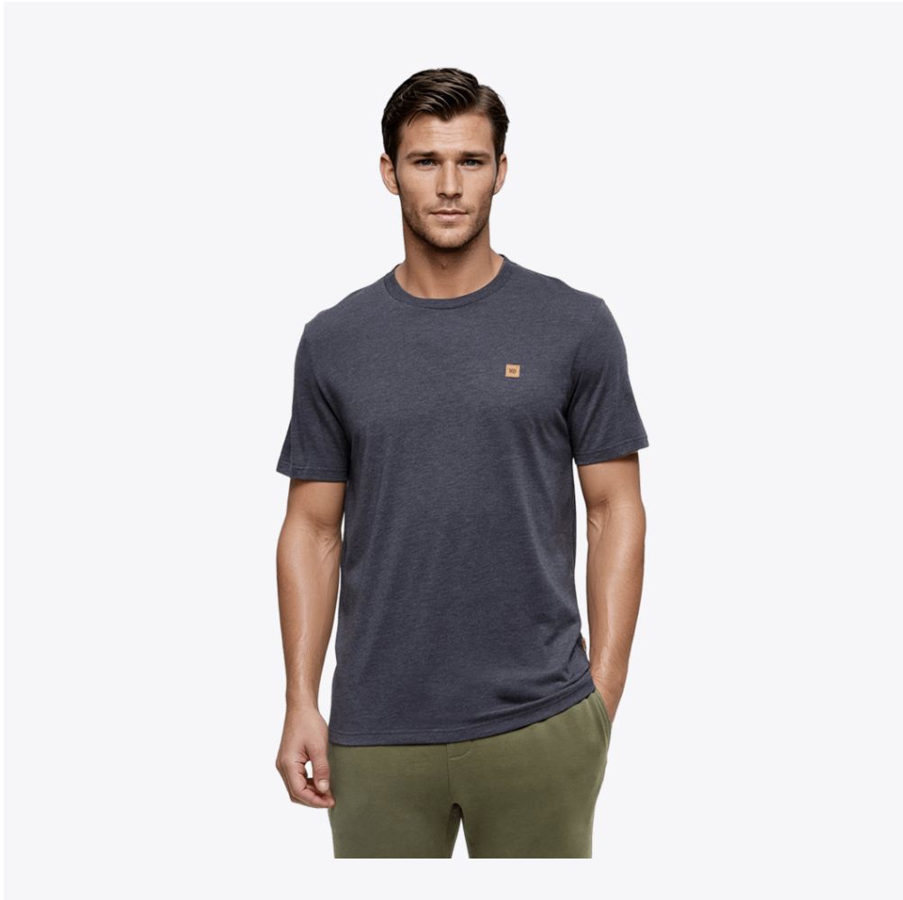 Tentree Baker T-Shirt Midnight Blue Heather