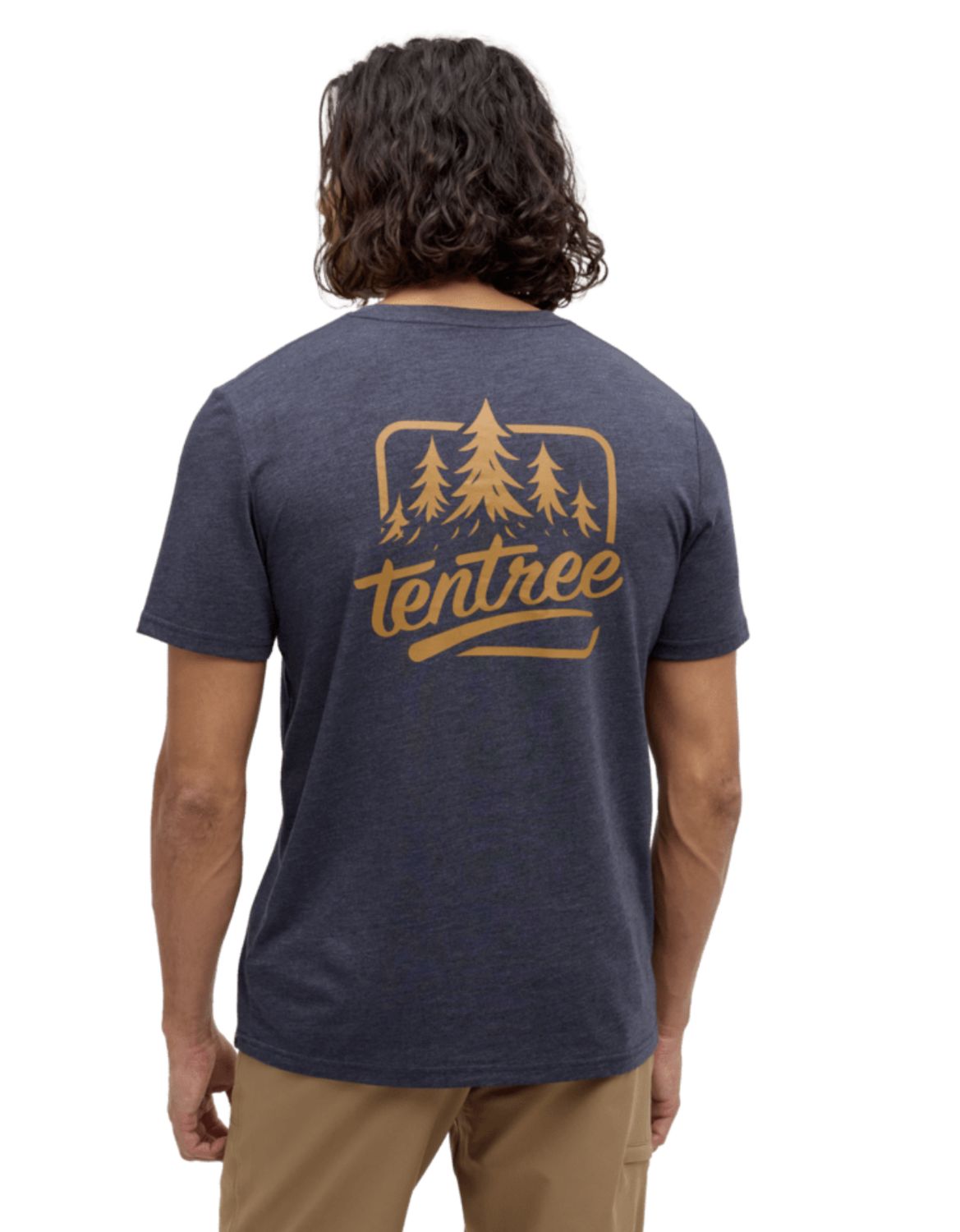 tentree Tee Midnight Blue Heather/Cider