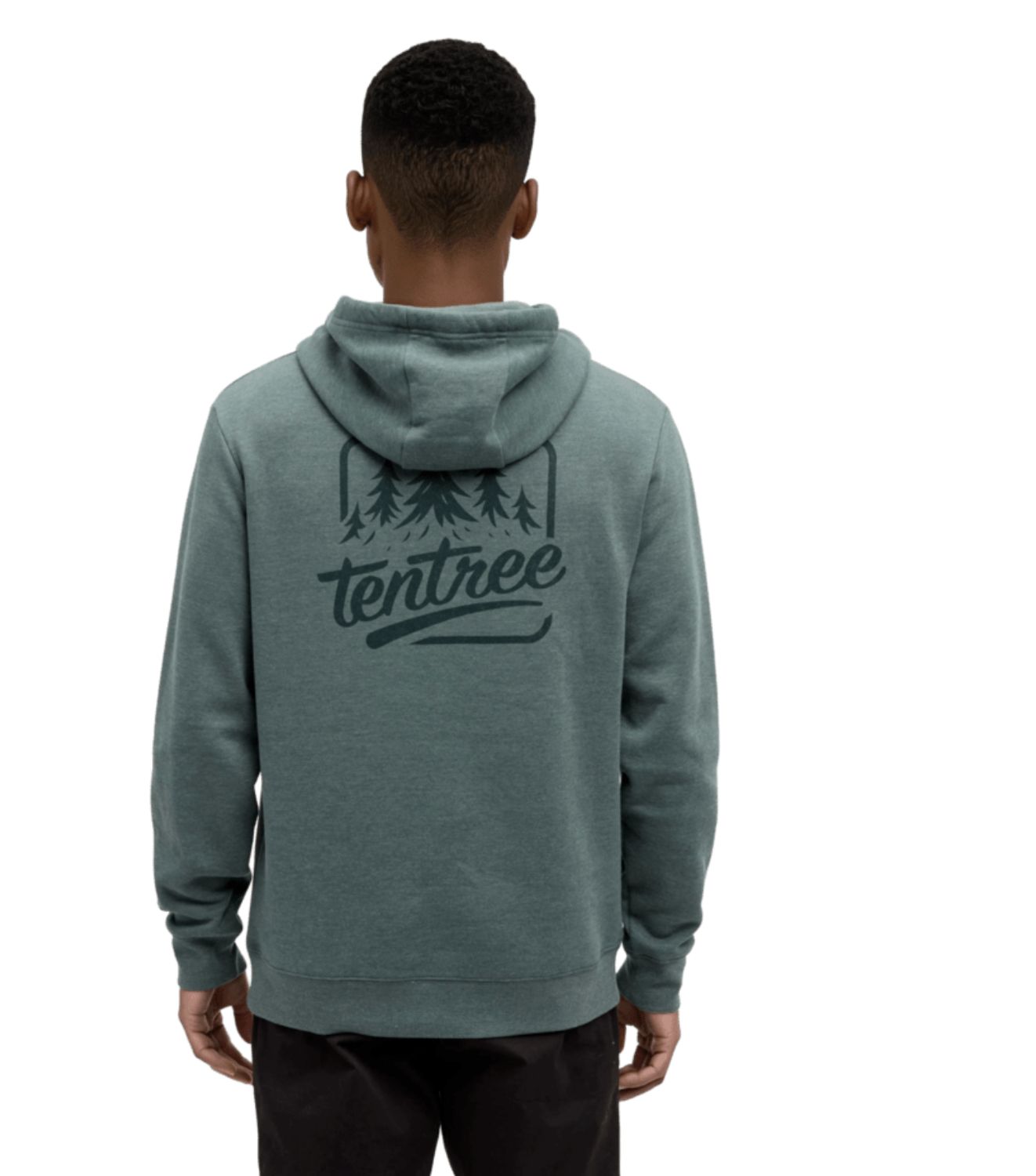 Tentree Pine Green Heather/Dark Forest Green