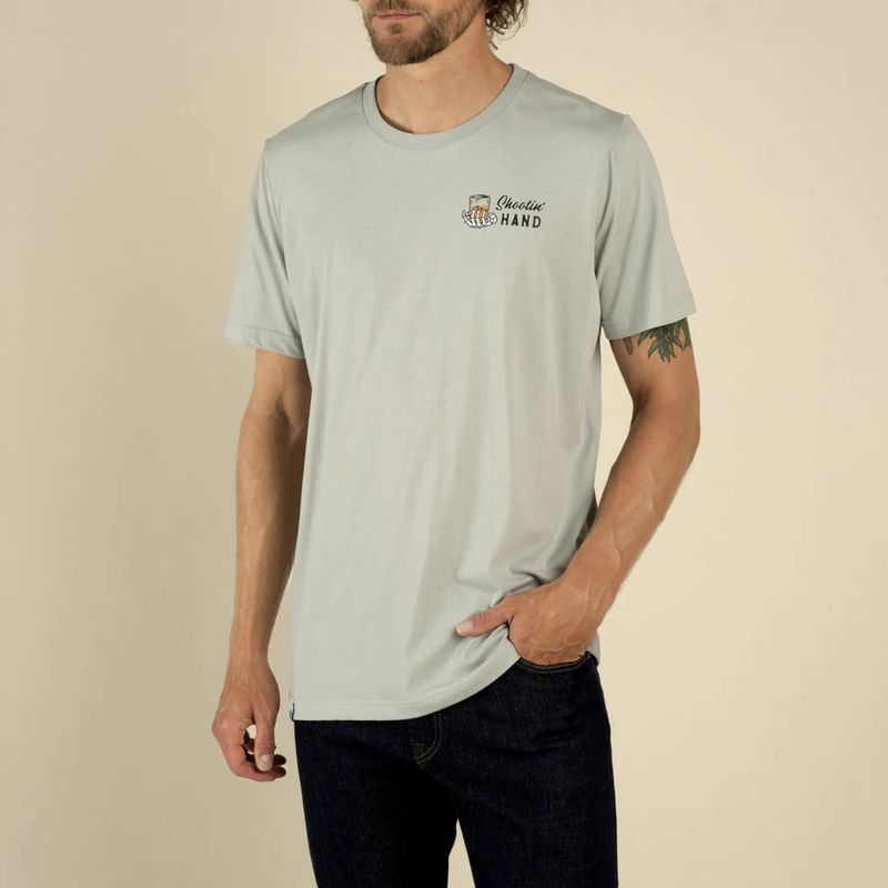 Sendero SHOOTIN' HAND T-SHIRT Big Sky Blue
