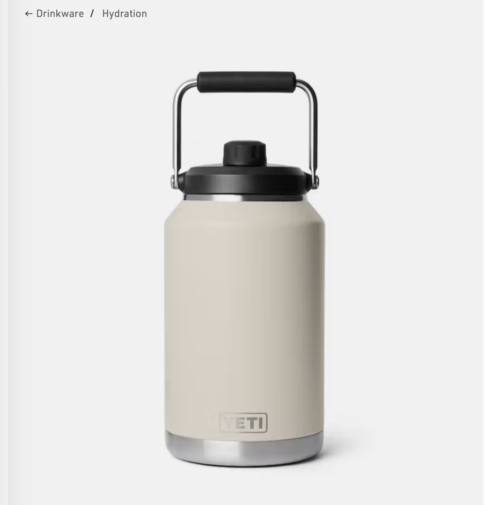 Yeti RAMBLER® 3.7 L JUG Cape Taupe