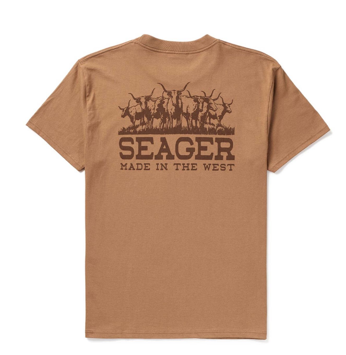 Seager HERD TEE BROWN SUGAR