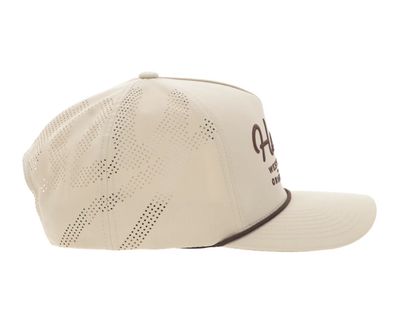 HOOEY HAT TAN W/ BROWN STITCHING