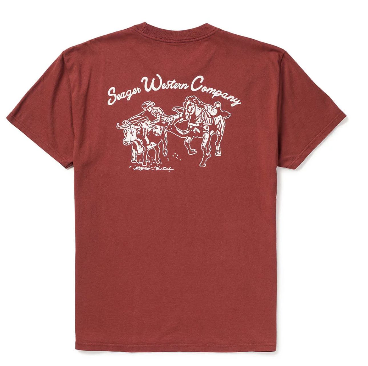 Seager LOS RIOS TEE ROASTED RED