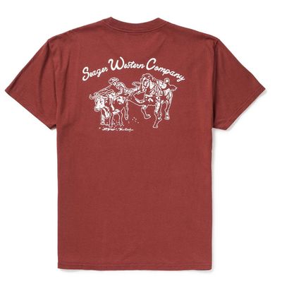 Seager LOS RIOS TEE ROASTED RED