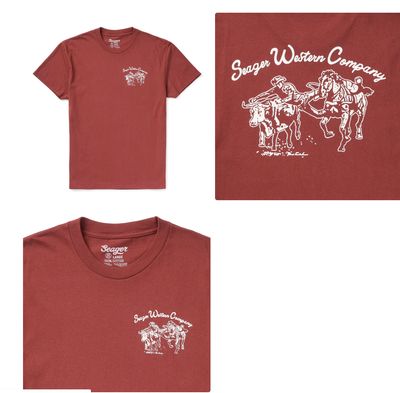 Seager LOS RIOS TEE ROASTED RED