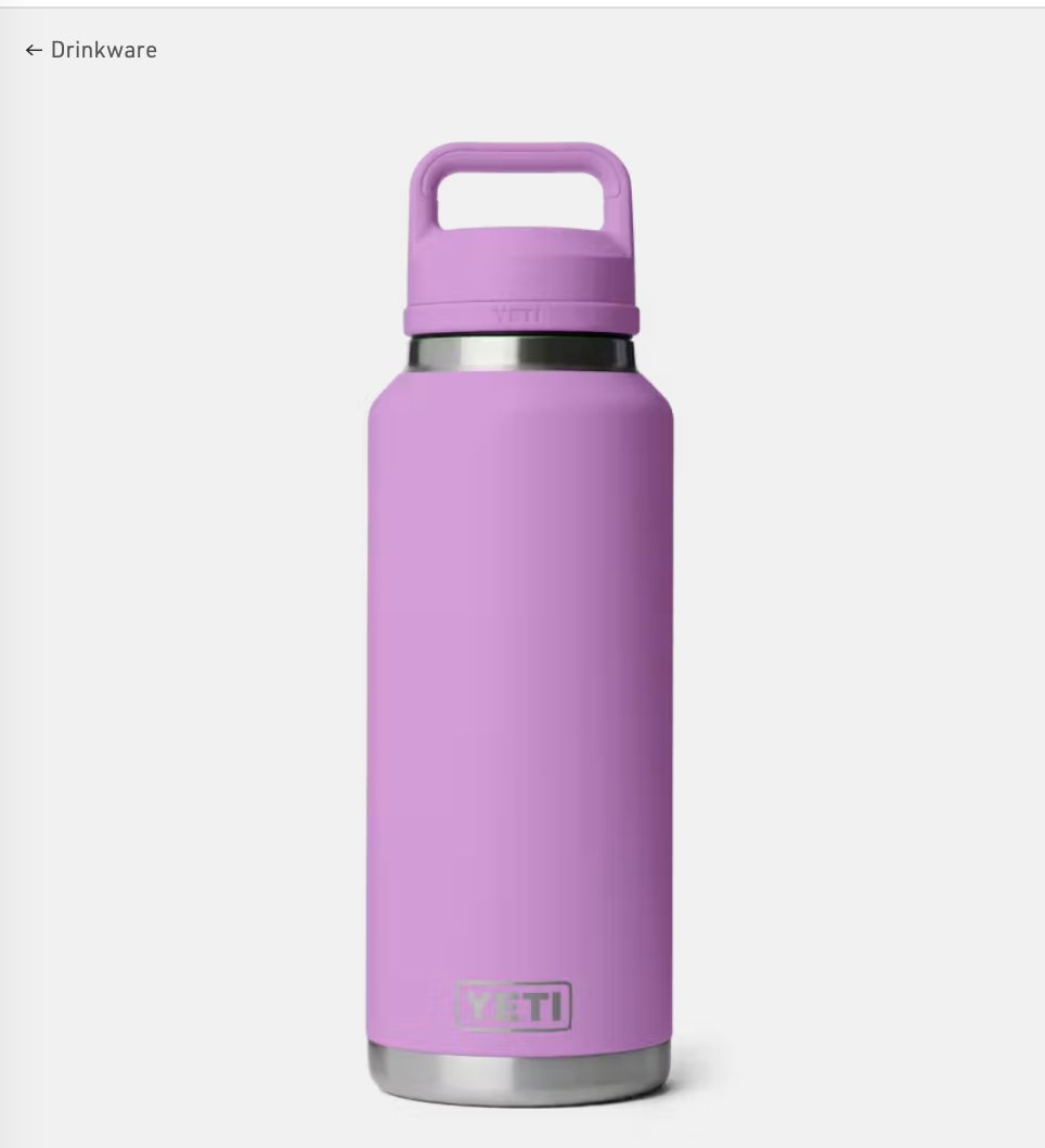 Yeti RAMBLER® 1.36 L BOTTLE  WITH COLOUR-MATCHED CHUG CAP Desert Bloom
