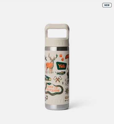 Yeti RAMBLER® 532 ML WATER BOTTLE  WITH COLOUR-MATCHED STRAW CAP Cape Summer Camp
