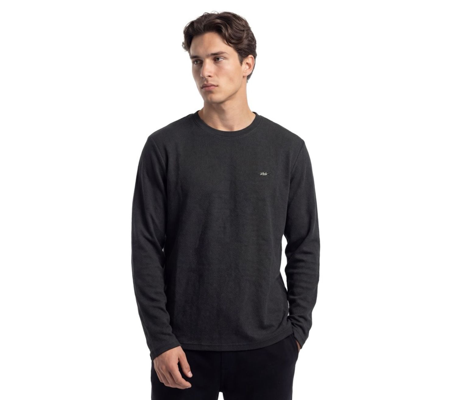TEAMLTD Shop Northshore Waffle Long Sleeve - Black