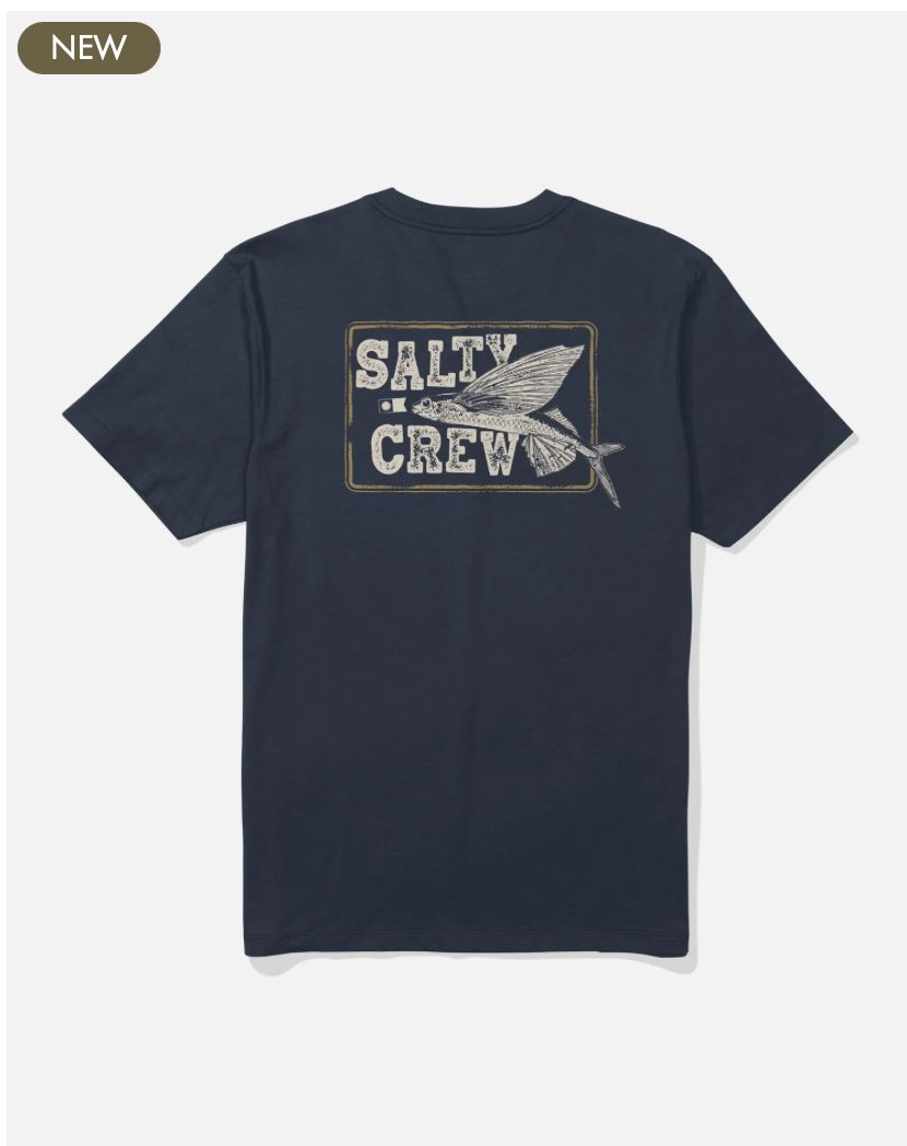 Salty Crew Flyer Crew Tee - Navy