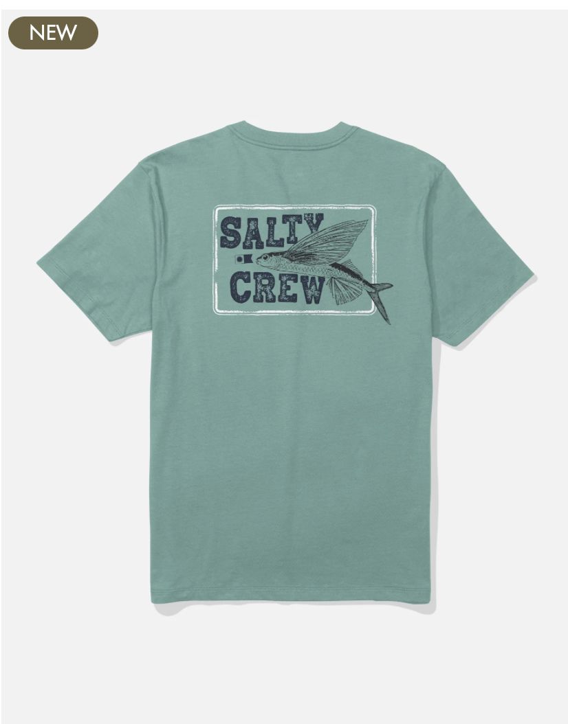 Salty Crew Flyer Crew Tee - Mackerel