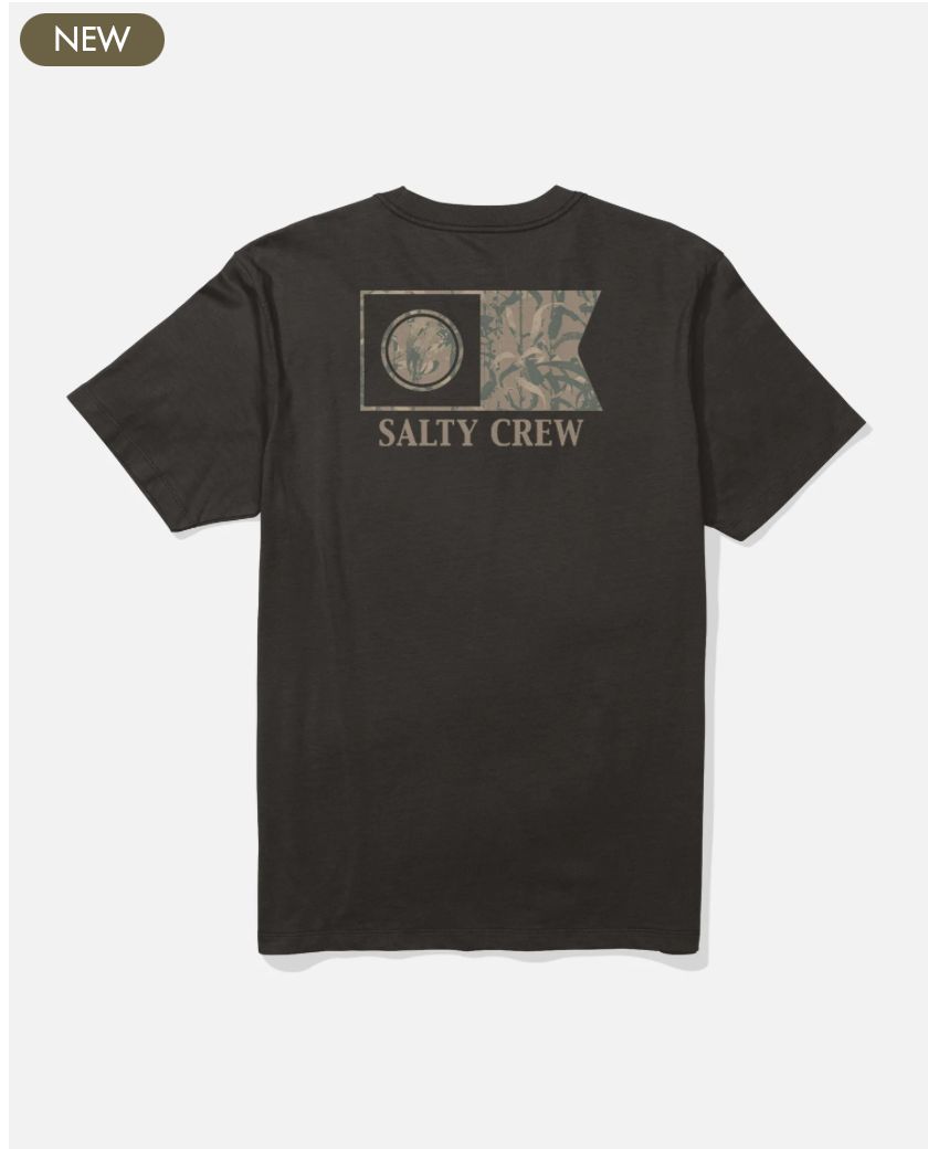 Salty Crew Flagship Crew Tee - Black