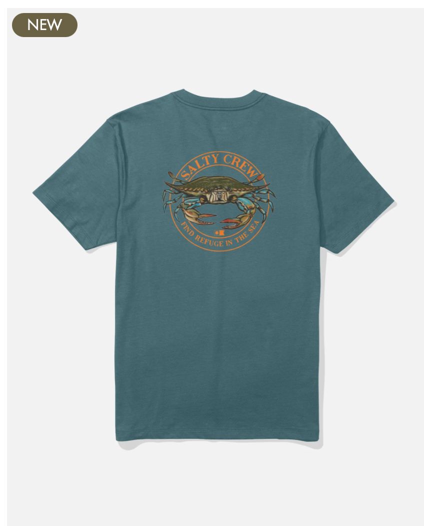 Salty Crew Jimmy Crew Tee - Hydro