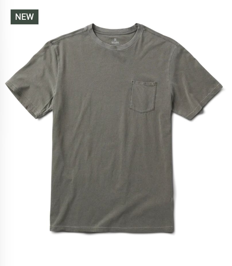 Roark Made To Fade Short Sleeve Tee Washed Military