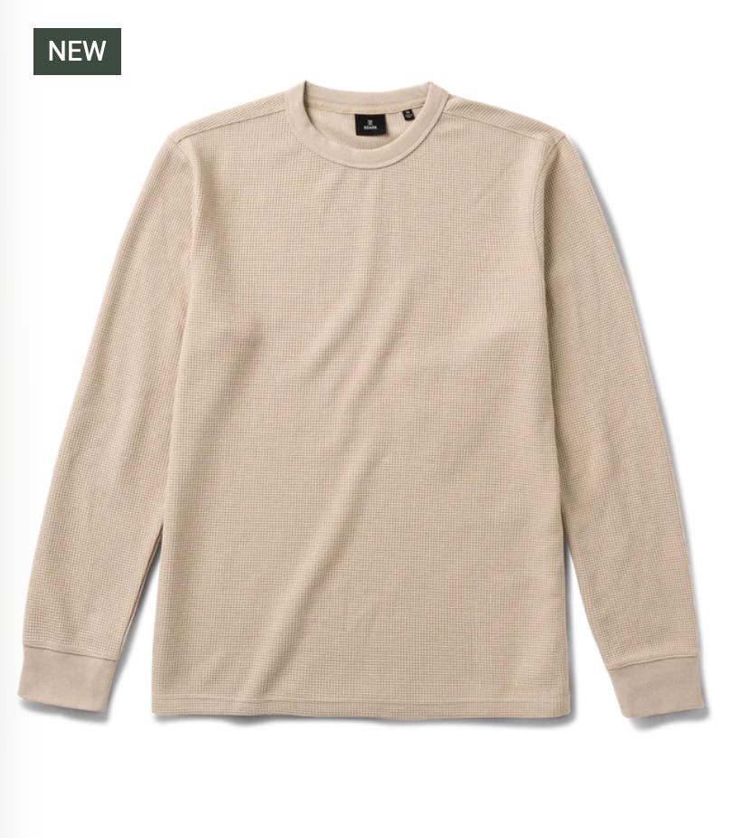 Roark Well Worn Thermal Long Sleeve Tee Fossil